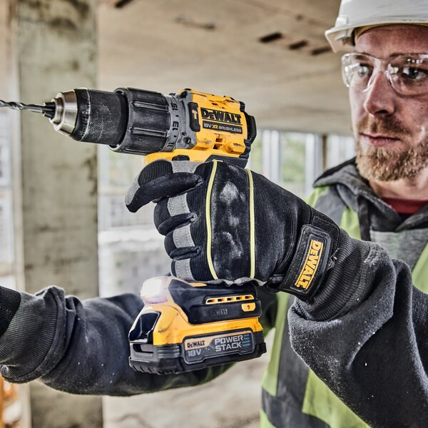 Trapano Avvitatore a Batteria DeWalt DCH805E2T-QW 18V Powerstack - Con Percussione