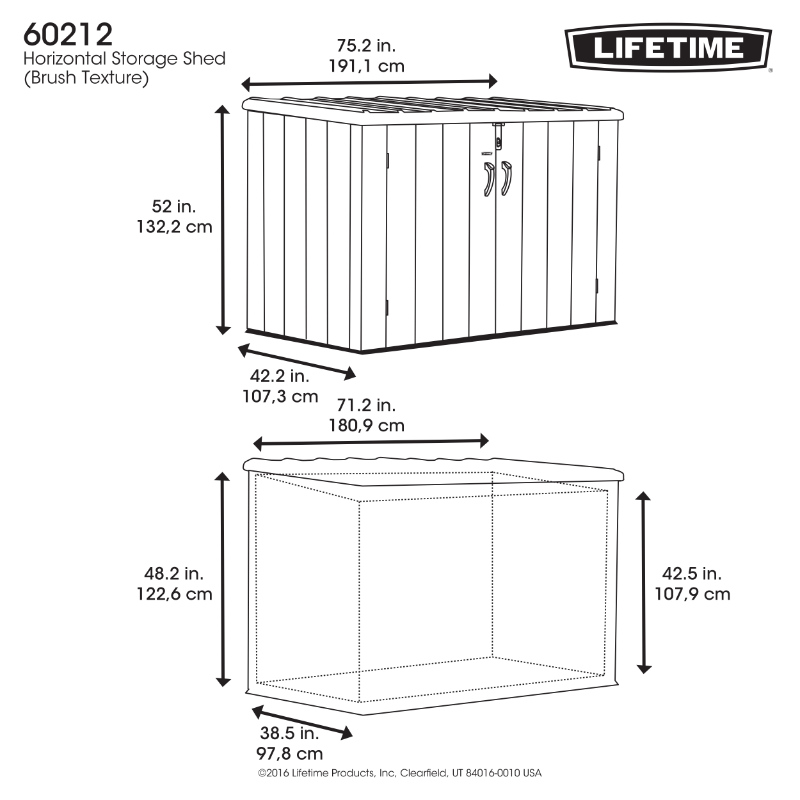 Coffre de rangement extérieur étanche - Hémisphère Editions