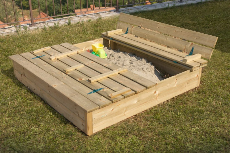 Bac à Sable pour Enfants en Bois - Meilleur Prix