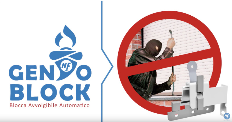 Blocca Tapparella Automatico in Acciaio Inox - Genioblock Nova-Ferr