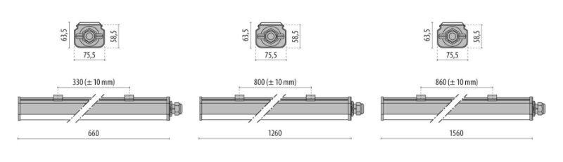 Lampade per cappe aspiranti professionali