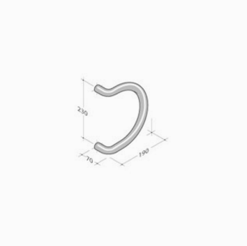 3CC.309.0023 pba 309 maniglione nylon colorato misure