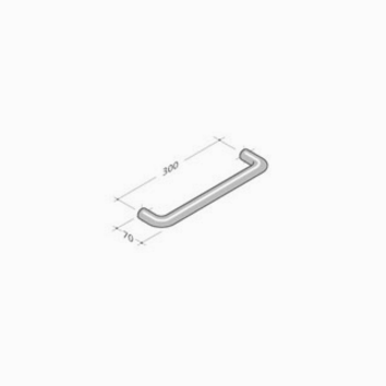 Maniglione in nylon - 3CC.320.0030 pba A= 300 Ø= 30