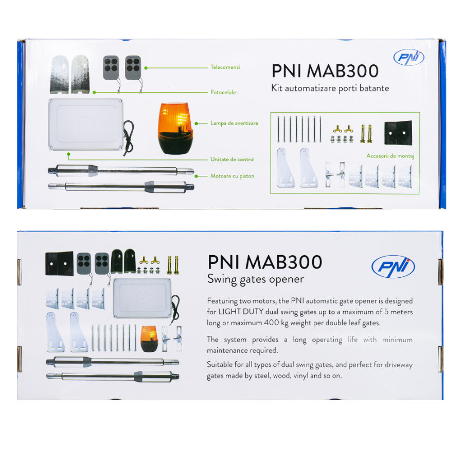Automatisierungskit für Drehtore PNI MAB 300