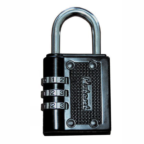 Combination Padlock 4 Digits Potent in Painted Steel
