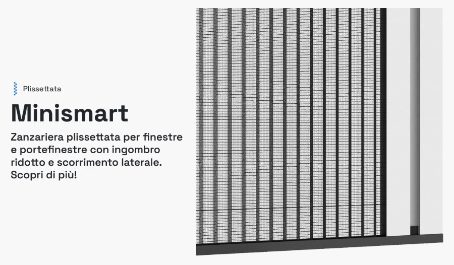 Minismart Primed – Schmal gefaltetes Moskitonetz mit kleiner 18-mm-Gesamtgröße