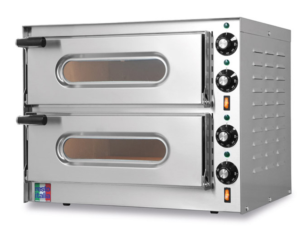 Double Electric Oven for Pizzas Resto Italia Small-G2 Single-phase