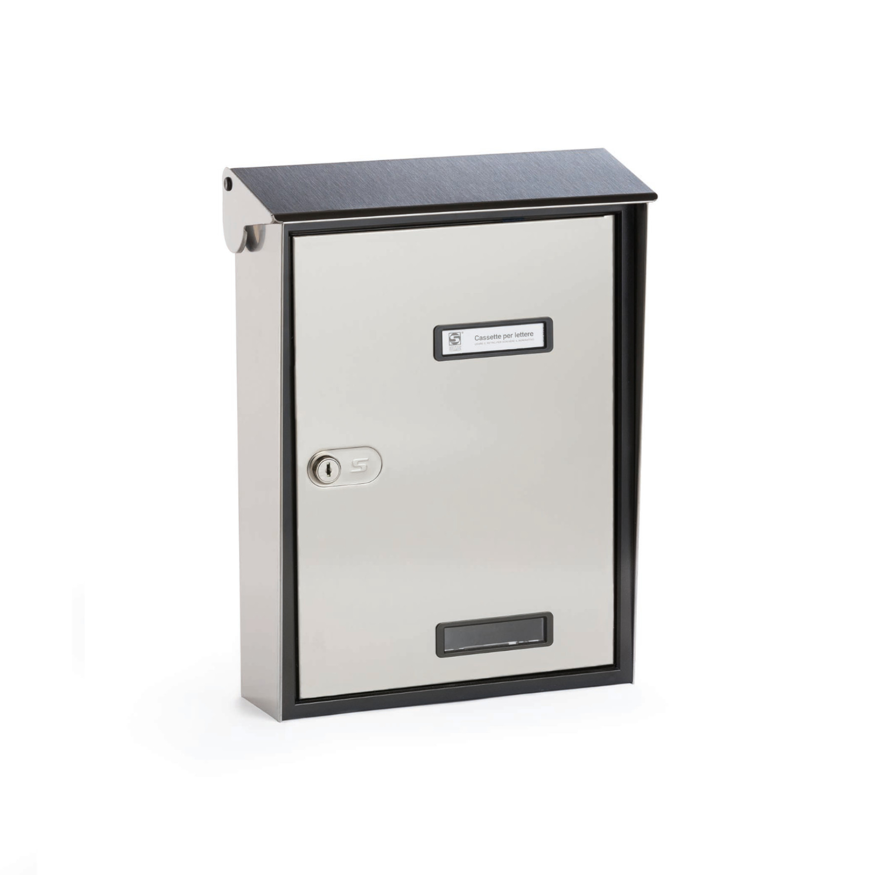 Silmec S90 version mailbox code 10-015 - AISI 304 scotch brite stainless steel