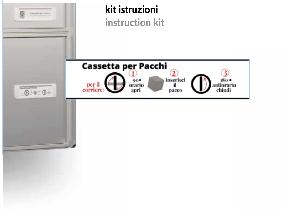Cassetta Porta Pacchi Silmec S-Locker con Ritiro Anteriore