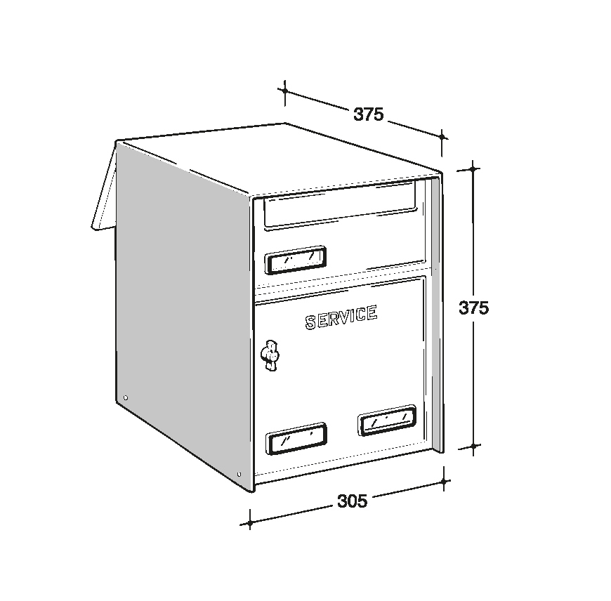 Buzón porta paquetes Silmec S-Butler