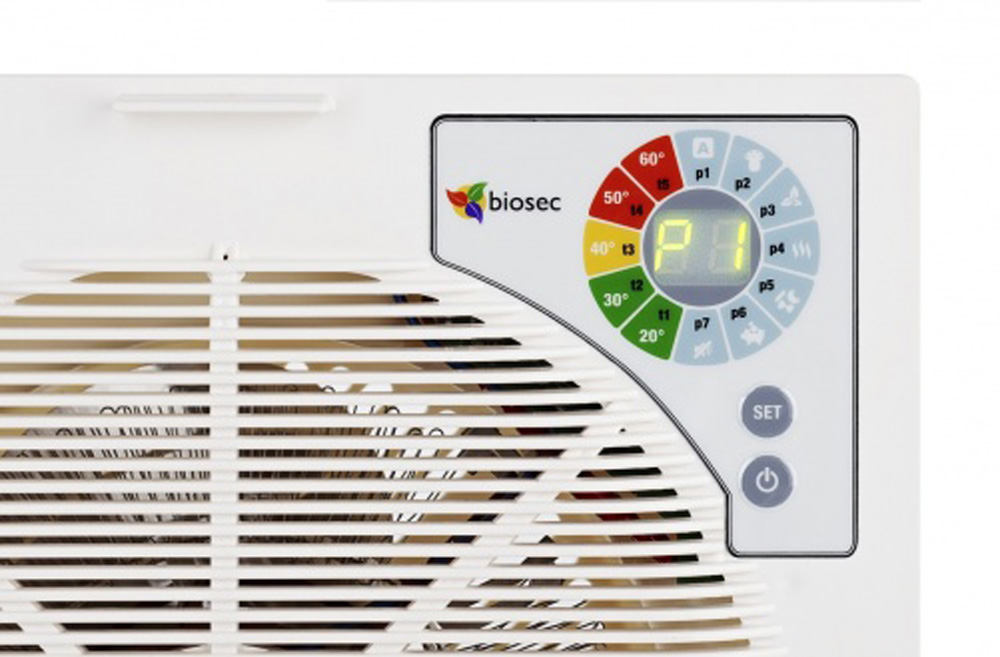 Essiccatore Biosec B12 con sistema di ventilazione per essiccare cibi veloci