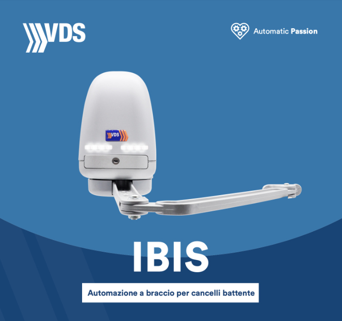 IBIS VDS Automatisme pour Portail Battant à Bras Articulé