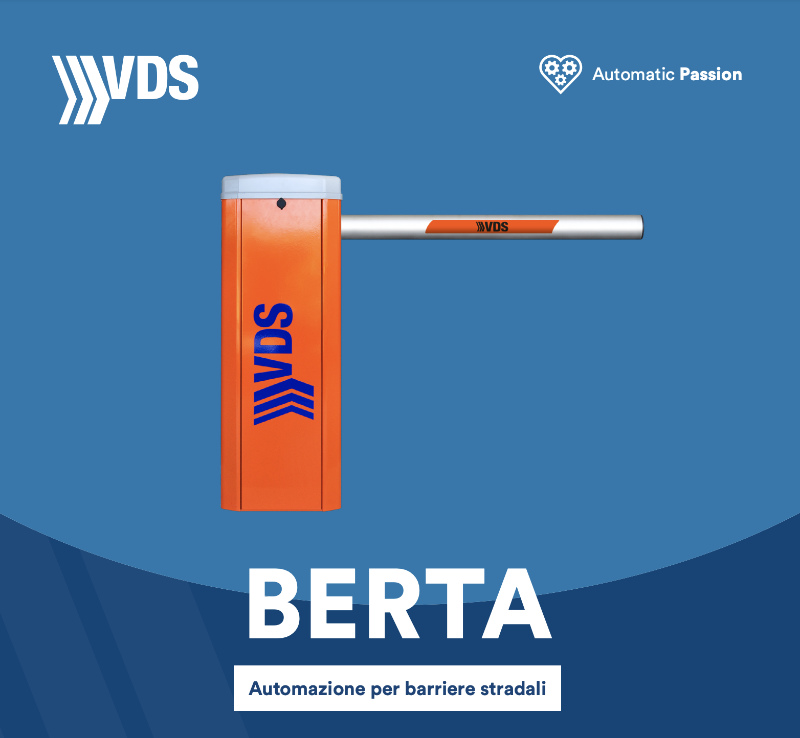 BERTA VDS - sbarra automatica stradale