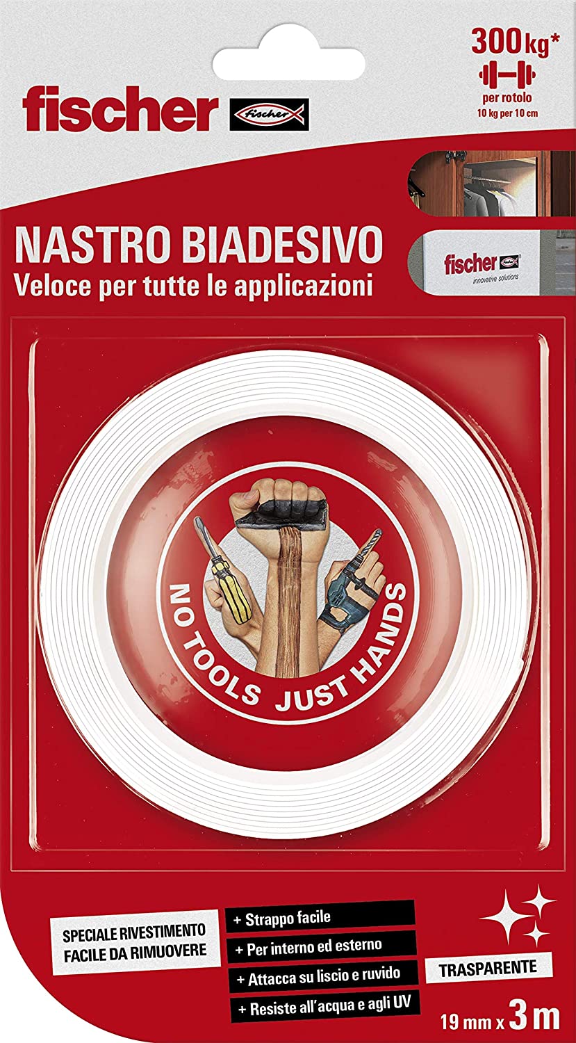 NASTRO BIADESIVO EXTRA Forte Trasparente Multiuso Per Interni ed Esterni.  EUR 8,99 - PicClick IT