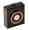 Elettromagnete di Trattenuta Opera 18000 Corpo in Acciaio Verniciato Nero