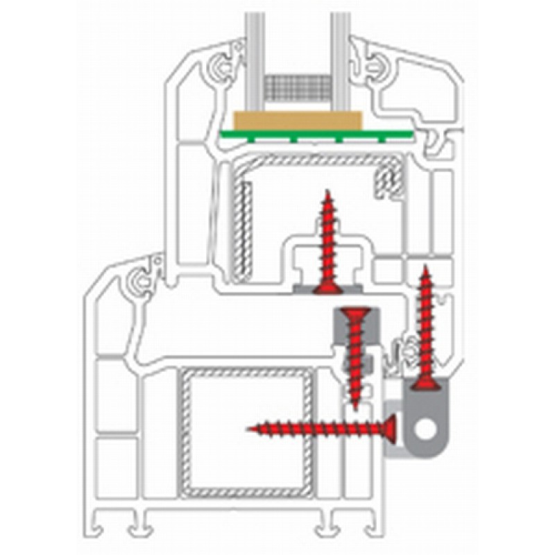 Viti Ferramenta Power Speed A2 Pvc Varie Dimensioni 1000pz Heicko Segatori