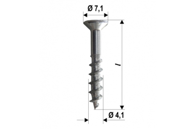 Viti Ferramenta Power Speed PT Pvc Varie Dimensioni 2000pz Heicko Segatori