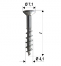 Viti Ferramenta Power Speed PT Pvc Varie Dimensioni 2000 pz Heicko