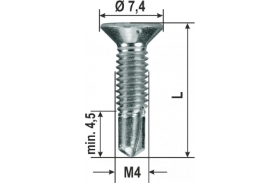 Viti Autoforanti Metric Pvc Varie Dimensioni 2000 pz Heicko