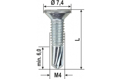 Viti Autoforanti Metric Eco Pvc Varie Dimensioni 2000 pz Heicko