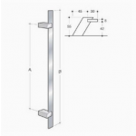 200.IT.091 pba Maniglione in Acciaio Inox AISI 316L