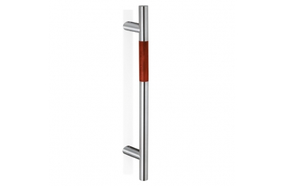 200.YOD.411 pba Maniglione in Legno e Acciaio Inox AISI 316L