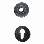 2037 Maniglia Appuntita in Ferro Battuto per Porte su Rosetta Lorenz Ferart