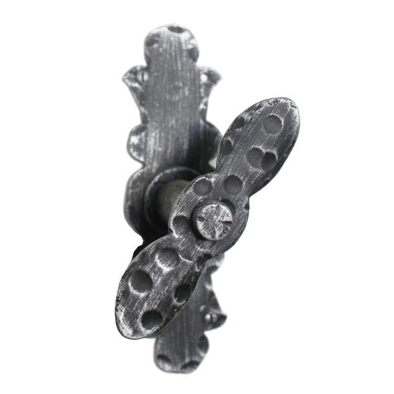2103 Maniglia Ornamentale Martellina in Ferro Battuto per Finestra Lorenz Ferart