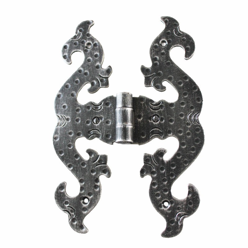 2303 Cerniera Doppia 175x255 mm per Porte e Finestre in Ferro Battuto Lorenz