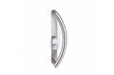 2CT.227.0035.44 Maniglione con Placca Sicurezza e Protezione Cilindro