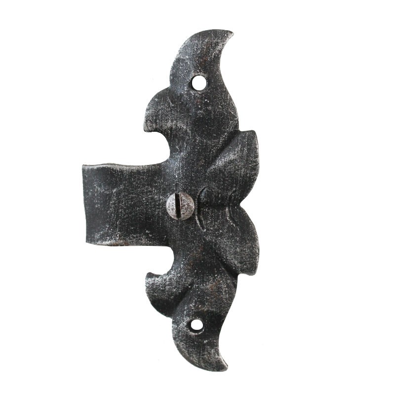 3045 Fine Cerniera Decorativa per Ante e Mobili in Ferro Battuto Lorenz Ferart