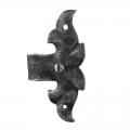 3045 Fine Cerniera Decorativa per Ante e Mobili in Ferro Battuto Lorenz Ferart