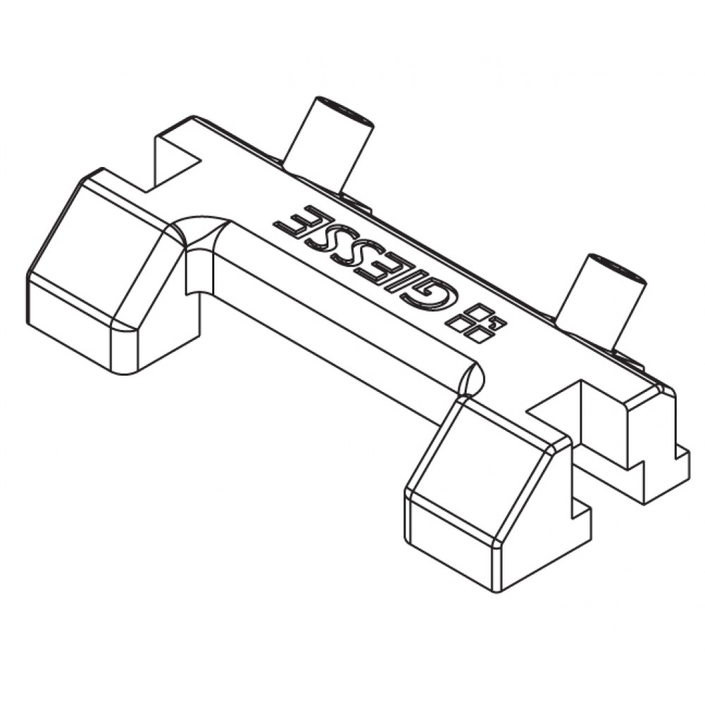 Incontro Doppio Art.01317K Giesse; Silver Plus, Serie R