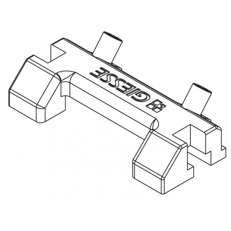 Incontro Doppio Art.01317K Giesse; Silver Plus, Serie R