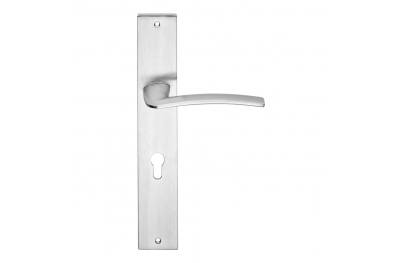 Ala Maniglia per Porta su Placca di Design Elegante con Linee Femminili Linea Calì
