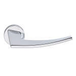 Antares Serie Fashion forme Maniglia per Porta su Rosetta Rotonda Frosio Bortolo Design Minimal