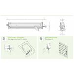 Attuatore a Stelo Raywin R60 600N 230V 50 Hz Comunello Mowin