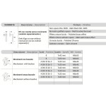 Aura Reguitti Maniglia per Finestra DK Anta Ribalta con Rosetta Zama