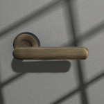 Aura Reguitti Maniglia per Porta su Rosetta Rotonda in Zama