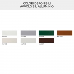 Avvolgibile Alluminio Double Space permette Personalizzazione della Luce che entra