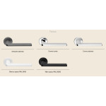 Axis Zincral Linea Calì - Maniglia per Porta con Rosetta Tonda