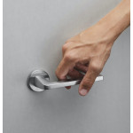 Axis Zincral Linea Calì - Maniglia per Porta con Rosetta Tonda