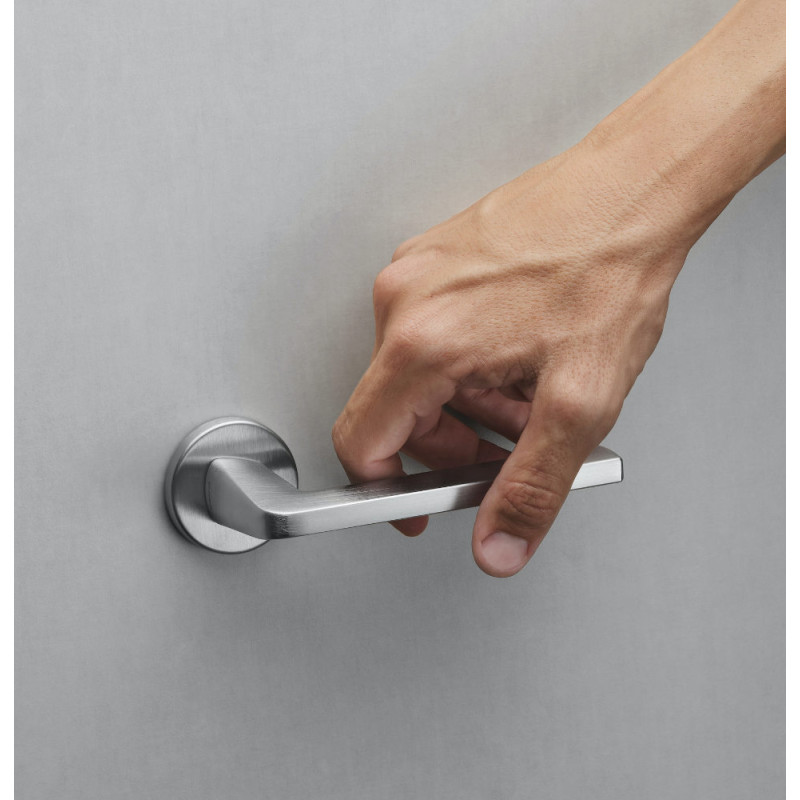Axis Zincral Linea Calì - Maniglia per Porta con Rosetta Tonda