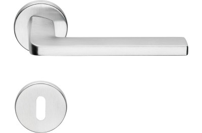 Axis Zincral Linea Calì - Maniglia per Porta con Rosetta Tonda