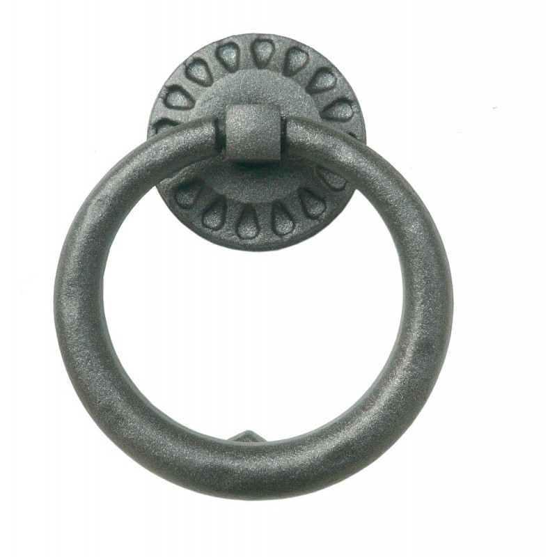 Battente Goccia con Anello Galbusera in Ferro Battuto