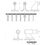Battenti Fine Corsa Cancello a Fissare di Varie Misure