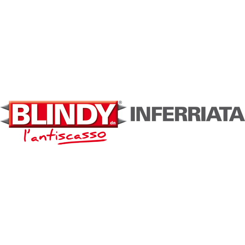 Blindy Inferriata Antiscasso Filomuro in Ferro con Borchia Forgiata per Finestra