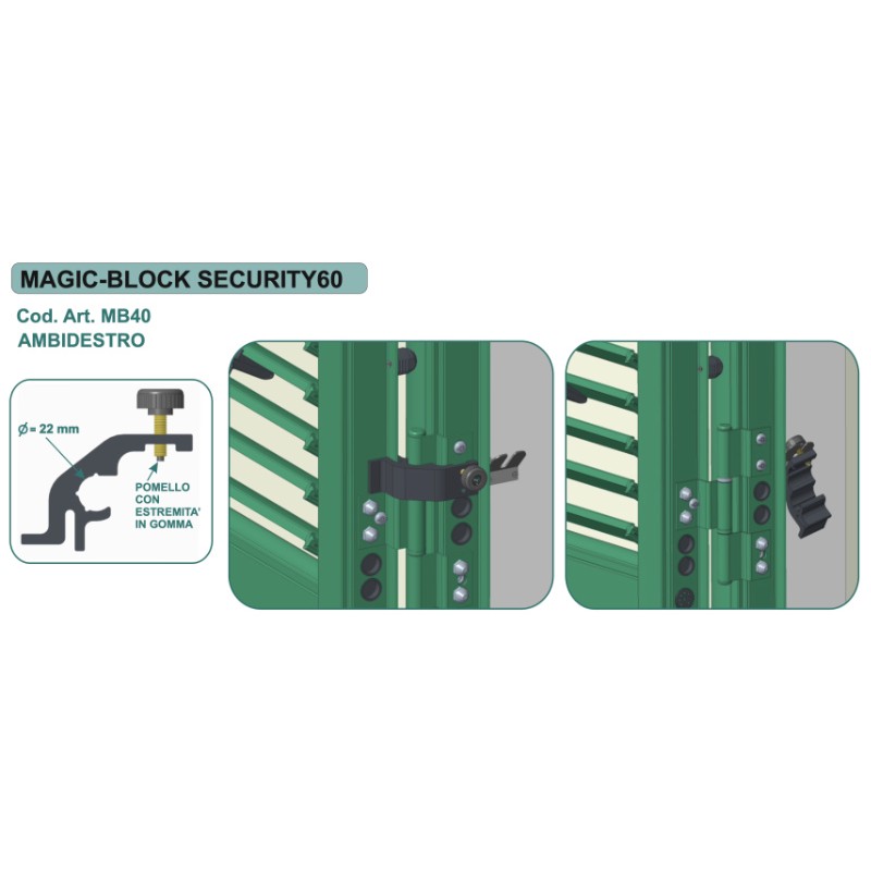 Blocca Persiana - Magic-Block Security60 - Prezzo Basso