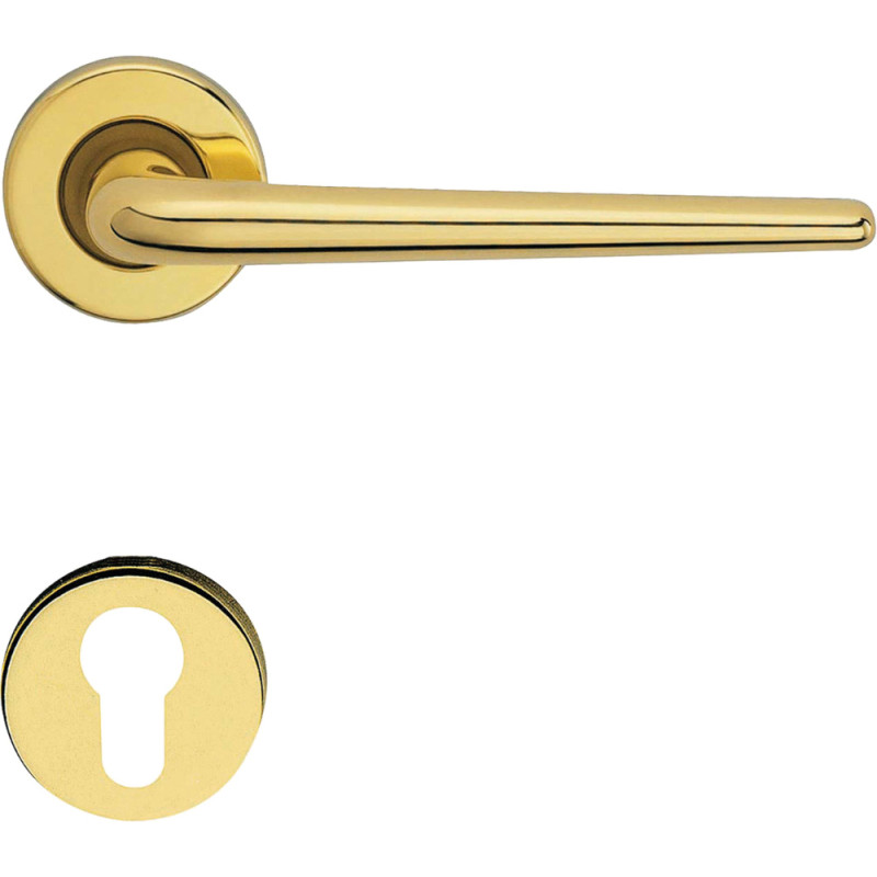 Brixia Linea Calì Classica Maniglia in Ottone per Porta Interna