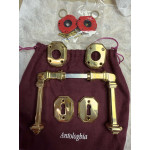 Busiri Antologhia Maniglia in Ottone Naturale per Porta Elegante